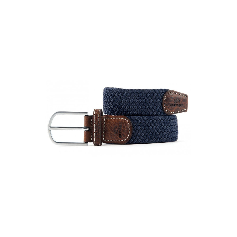 Billybelt - Elastic braided belt - Navy Blue - Size 1