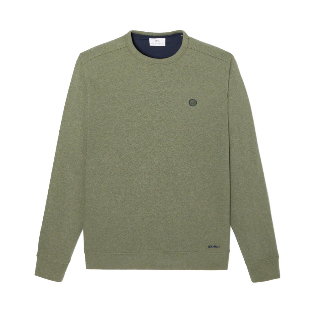 BillyBelt - Sweatshirt en coton biologique 400 gr - Kaki Chiné - 2XL