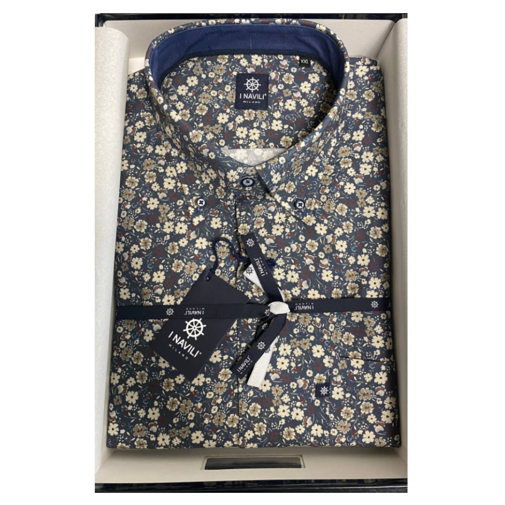 Navili - Blue Lampedusa Shirt - XL