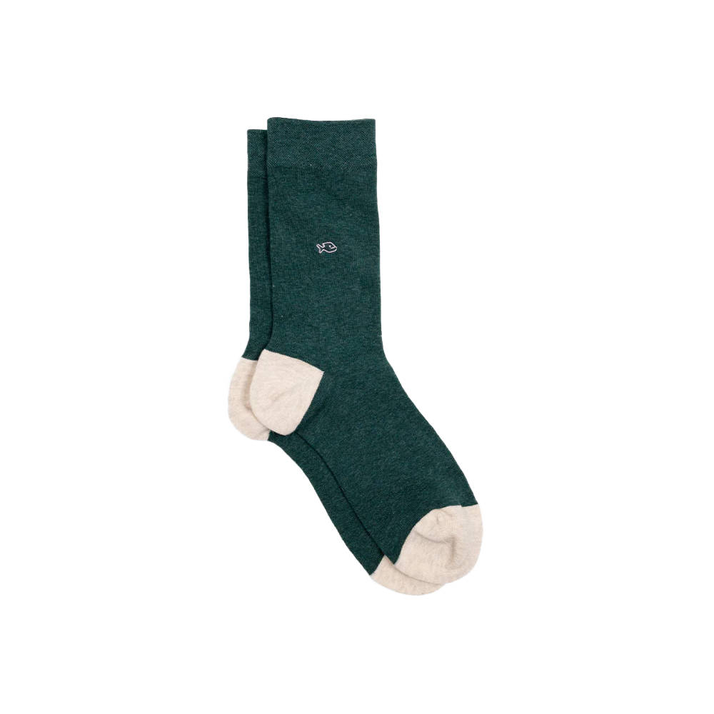 BillyBelt - Chaussettes unies - Vert foncé chiné